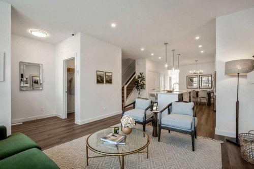 199 Annette Landing, Calgary, AB - Indoor Photo Showing Living Room