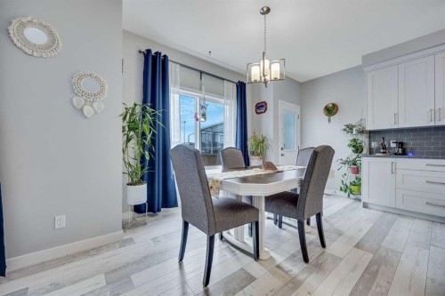 137 Amery Crest, Crossfield, AB - Indoor Photo Showing Dining Room
