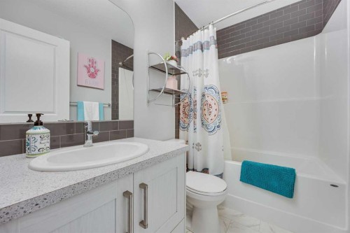 137 Amery Crest, Crossfield, AB - Indoor Photo Showing Bathroom
