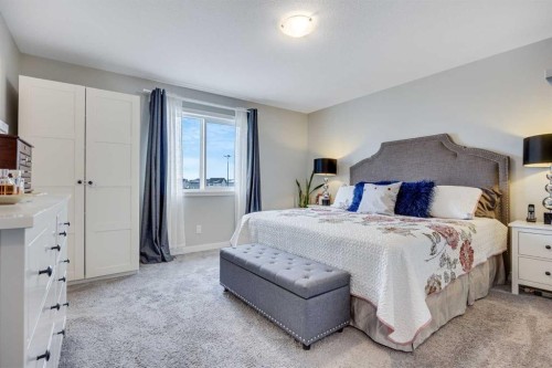 137 Amery Crest, Crossfield, AB - Indoor Photo Showing Bedroom