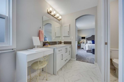 137 Amery Crest, Crossfield, AB - Indoor Photo Showing Bathroom