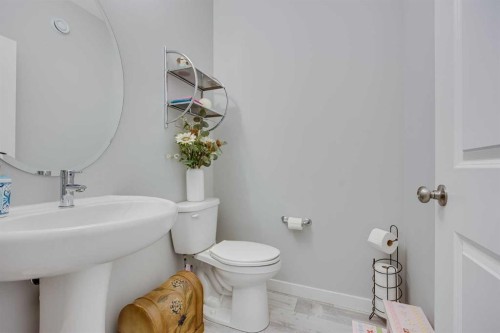 137 Amery Crest, Crossfield, AB - Indoor Photo Showing Bathroom