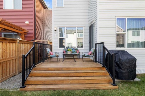 43 Seton Rise Se, Calgary, AB - Outdoor With Deck Patio Veranda With Exterior