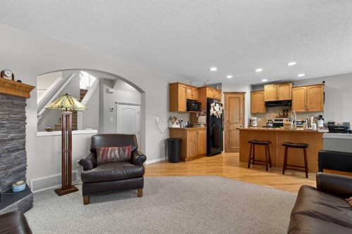 627 Auburn Bay Heights Se, Calgary, AB - Indoor With Fireplace