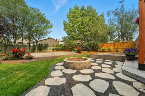 37 Thomas Street Nw, Langdon, AB - Outdoor With Deck Patio Veranda With Backyard