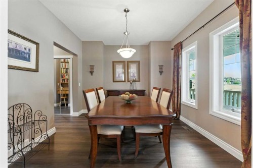37 Thomas Street Nw, Langdon, AB - Indoor Photo Showing Dining Room