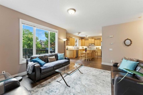 37 Thomas Street Nw, Langdon, AB - Indoor Photo Showing Living Room