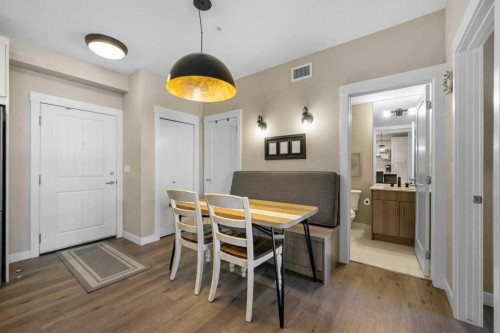 108-100 Auburn Meadows Common Se, Calgary, AB - Indoor Photo Showing Dining Room