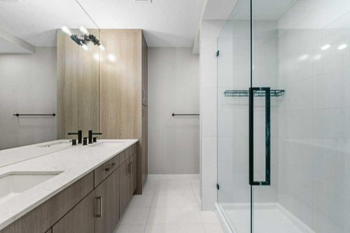 108-100 Auburn Meadows Common Se, Calgary, AB - Indoor Photo Showing Bathroom