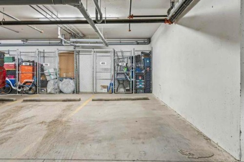 108-100 Auburn Meadows Common Se, Calgary, AB - Indoor Photo Showing Garage