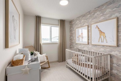 605 Savanna Drive Ne, Calgary, AB - Indoor Photo Showing Bedroom