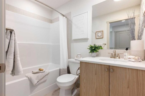 605 Savanna Drive Ne, Calgary, AB - Indoor Photo Showing Bathroom