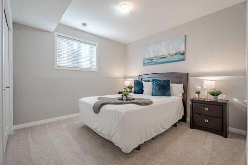41 Covebrook Close Ne, Calgary, AB - Indoor Photo Showing Bedroom
