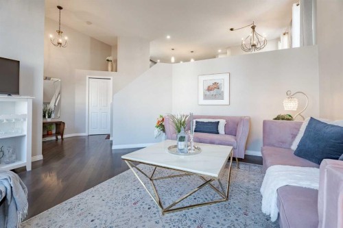 41 Covebrook Close Ne, Calgary, AB - Indoor Photo Showing Living Room