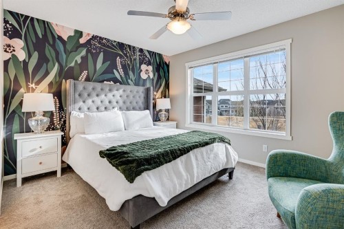 121 Marine Drive Se, Calgary, AB - Indoor Photo Showing Bedroom