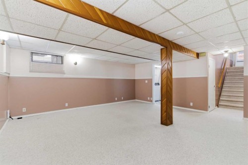 38 Springwood Crescent Se, Airdrie, AB - Indoor Photo Showing Basement