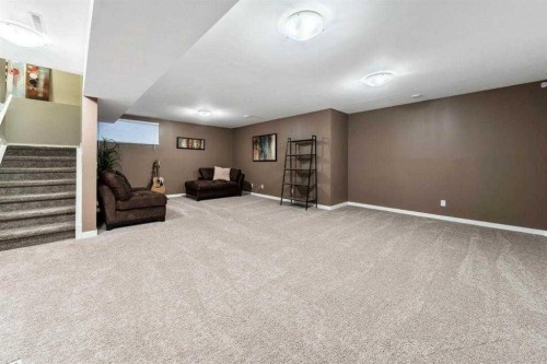 285 Evanspark Gardens Nw, Calgary, AB - Indoor Photo Showing Basement