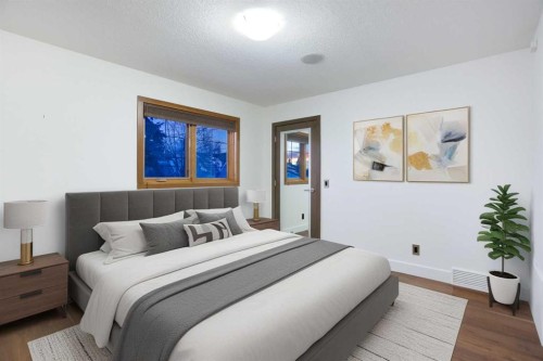 738 Crescent Road Nw, Calgary, AB - Indoor Photo Showing Bedroom