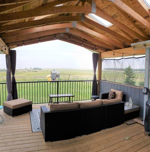 272210 Range Road 291 Ne, Airdrie, AB -  With Deck Patio Veranda With Exterior