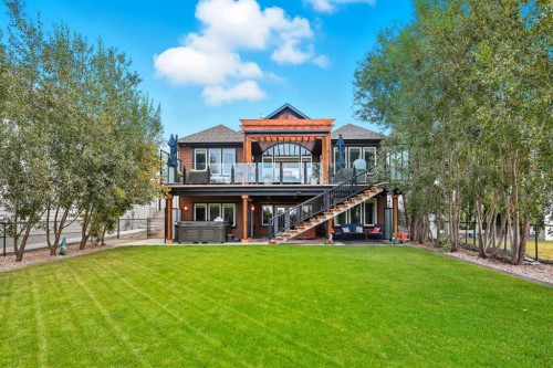 1053 Hillcrest Manor Estates, Strathmore, AB - Outdoor With Deck Patio Veranda