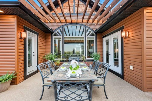 1053 Hillcrest Manor Estates, Strathmore, AB - Outdoor With Deck Patio Veranda With Exterior