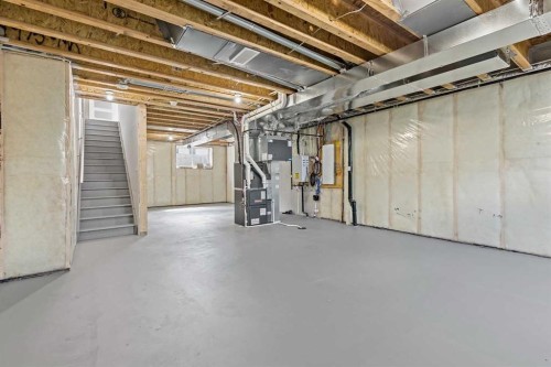 91 Huxland Road Ne, Calgary, AB - Indoor Photo Showing Basement