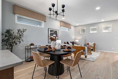 91 Huxland Road Ne, Calgary, AB - Indoor Photo Showing Dining Room