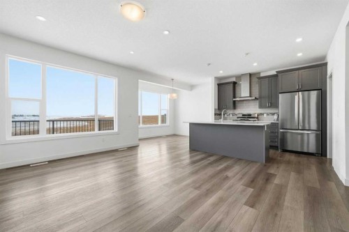 276 Belvedere Drive, Calgary, AB - Indoor Photo Showing Kitchen With Stainless Steel Kitchen