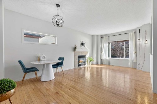 345 Mahogany Boulevard Se, Calgary, AB - Indoor With Fireplace