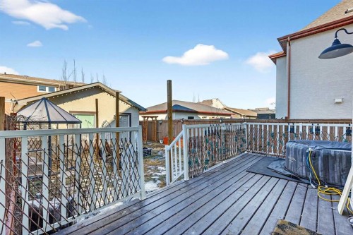 345 Mahogany Boulevard Se, Calgary, AB - Outdoor With Deck Patio Veranda With Exterior