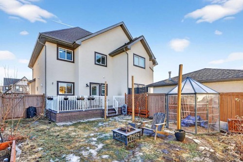 345 Mahogany Boulevard Se, Calgary, AB - Outdoor With Deck Patio Veranda With Exterior