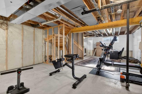 512 Evanston Drive Nw, Calgary, AB - Indoor Photo Showing Gym Room
