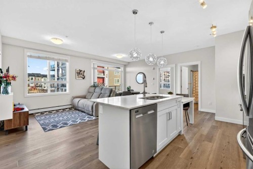 218-30 Walgrove Walk Se, Calgary, AB - Indoor Photo Showing Kitchen