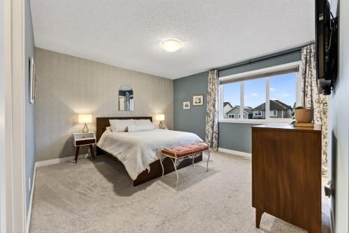295 Masters Row Se, Calgary, AB - Indoor Photo Showing Bedroom
