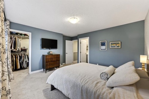 295 Masters Row Se, Calgary, AB - Indoor Photo Showing Bedroom
