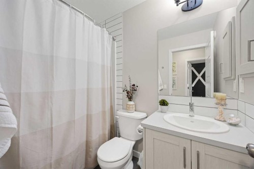 1027 Lanark Boulevard Se, Airdrie, AB - Indoor Photo Showing Bathroom