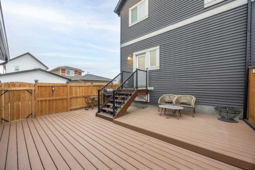 1027 Lanark Boulevard Se, Airdrie, AB - Outdoor With Deck Patio Veranda With Exterior