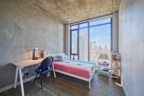 2408-1010 6 Street Sw, Calgary, AB - Indoor Photo Showing Bedroom