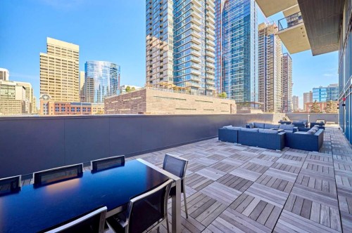 2408-1010 6 Street Sw, Calgary, AB - Outdoor With Deck Patio Veranda With Facade