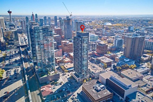 2408-1010 6 Street Sw, Calgary, AB - Outdoor With View