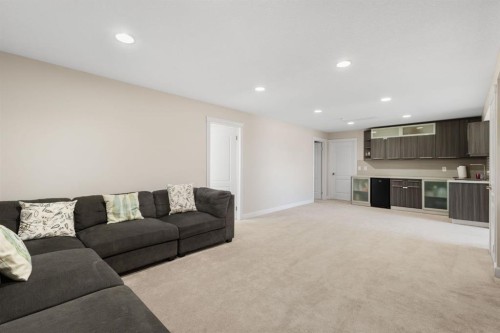 149 Sharp Hill Drive, Rural Rocky View County, AB - Indoor Photo Showing Living Room