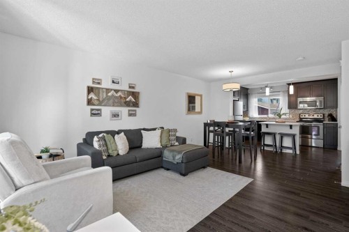 61 Auburn Meadows View Se, Calgary, AB - Indoor Photo Showing Living Room