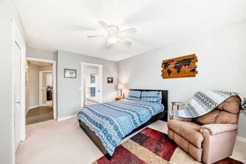 76 Tuscany Way Nw, Calgary, AB - Indoor Photo Showing Bedroom