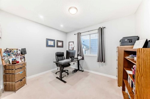 76 Tuscany Way Nw, Calgary, AB - Indoor Photo Showing Office