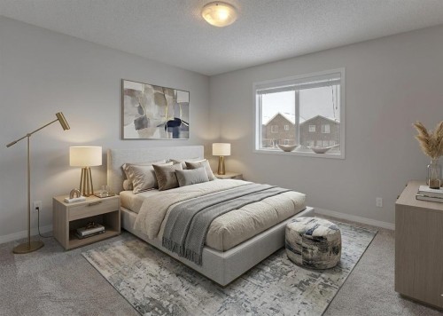 16 Fireside Way, Cochrane, AB - Indoor Photo Showing Bedroom