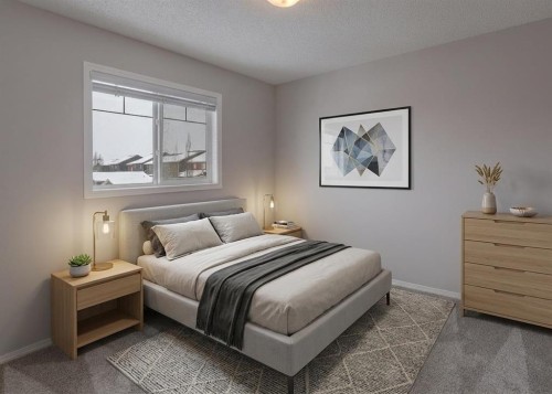 16 Fireside Way, Cochrane, AB - Indoor Photo Showing Bedroom