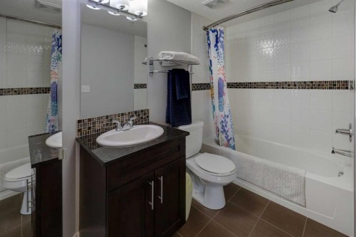 3301-403 Mackenzie Way Sw, Airdrie, AB - Indoor Photo Showing Bathroom