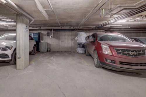 3301-403 Mackenzie Way Sw, Airdrie, AB - Indoor Photo Showing Garage