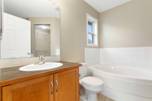 129 Evansbrooke Way Nw, Calgary, AB - Indoor Photo Showing Bathroom