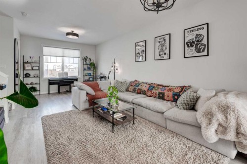 1969 Rangeview Drive Se, Calgary, AB - Indoor Photo Showing Living Room